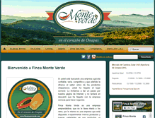 Tablet Screenshot of fincamonteverde.com